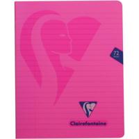 Clairefontaine schrift mimesys voor ft A5, 72 bladzijden, kaft in PP, gelijnd, geassorteerde kleuren - thumbnail