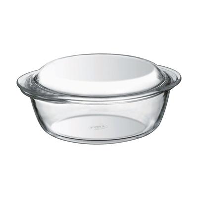 Pyrex ronde ovenschaal met deksel 1,4ltr - thumbnail