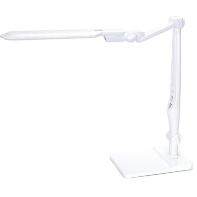 LED Bureaulamp 9W - Dimbaar en Aanpasbare Kleur - Mat Wit Design