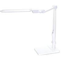 LED Bureaulamp 9W - Dimbaar en Aanpasbare Kleur - Mat Wit Design - thumbnail