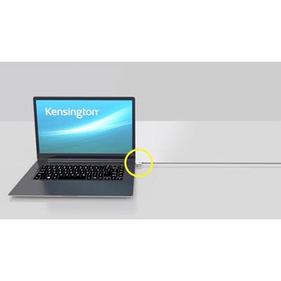 Kensington Laptopslot Sleutelslot Aansluiting voor twee laptops, Supersterke T-Bar sluitkop voor bescherming tegen 2430 mm Microsaver 2.0 Twin