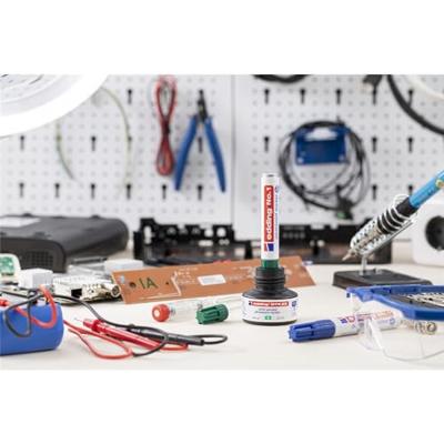 Permanente markeerstift Edding Nº1 Blauw (10 Stuks) Permanente markeerstift Edding Nº1 Blauw (10 Stuks)