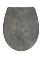 Toiletzitting Cedo Pinara Softclose Betonlook Grijs Cedo - thumbnail