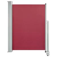 VidaXL Tuinscherm uittrekbaar 100x300 cm rood - thumbnail