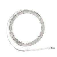 Vaessen Creative • aluminiumdraad embossed plat 5mmx3m zilver - thumbnail