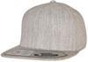 Flexfit FX110 110 Fitted Snapback - Heather Grey - One Size - thumbnail