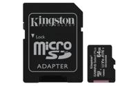 Micro SD geheugenkaart met adapter Kingston exFAT Inhoud 64 GB - thumbnail