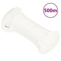 VidaXL Boottouw 5 mm 500 m polypropyleen volwit - thumbnail