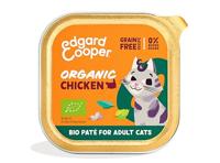 Edgard & Cooper biologisch kip paté kat natvoer kuipjes 16 x 85gr - thumbnail