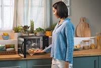 CMCA29EDLB Combimagnetron 29L MO: 1000W - Grill: 1000W - Roestvrijstalen ovenruimte - Digitale UI Lage temperatuurfunctie - thumbnail