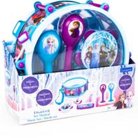 LEXIBOOK - DE KONINGIN VAN SNEEUW - Lot van 7 muziekinstrumenten Kind - Tamboerijn - Maracas - Castagnetten - Mondharmonica - Fluit a be - thumbnail