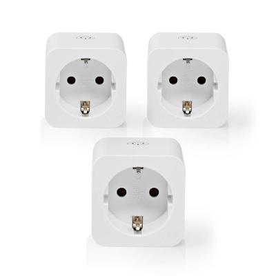 Slimme stekker nedis smartlife wifi 3 stuks wit