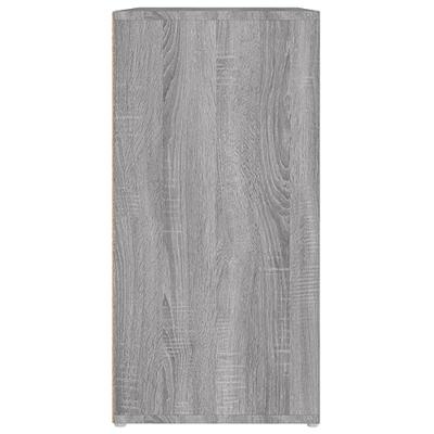 VidaXL Schoenenkast 60x35x70 cm bewerkt hout grijs sonoma eikenkleurig