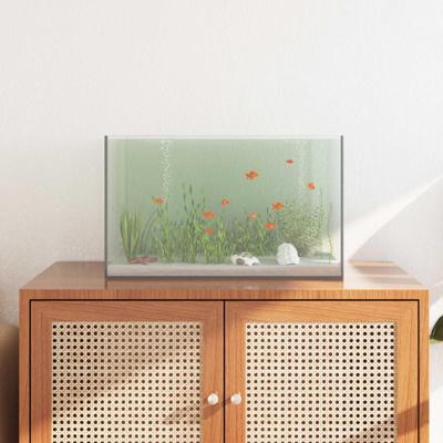 VidaXL Aquarium met opslag doorzichtig 50 x 30 x 30 cm glas