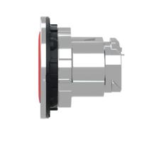 Schneider Electric ZB4FA4 ZB4FA4 Terugstelbaar (Ø) 30.5 mm Zonder markering Chroom, Rood 1 stuk(s) - thumbnail