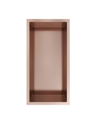 Hotbath &MORE Inbouwbox of inbouwnis - 30x15x10 - Geborsteld koper PVD BOX015BCP