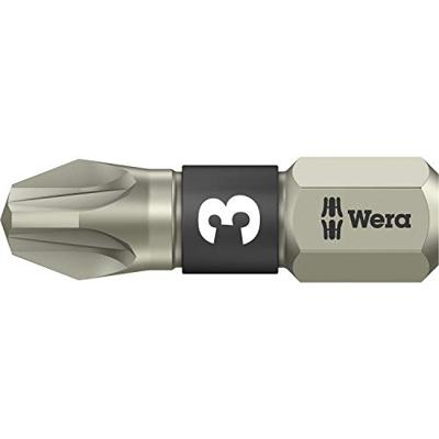 Wera 3855/1 TS Bits Pozidriv, RVS, PZ 3 x 25 mm - 1 stuk(s) - 05071022001
