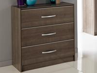 Commode EVOCA 3 lades walnoot - thumbnail