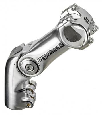 Ergotec stuurpen octopus ahead 50 verstelbaar ø28,6 / 90 / 31,8 mm zilver