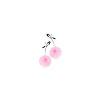 Tepelklemmen Ketting Sweet Caress Roze - thumbnail