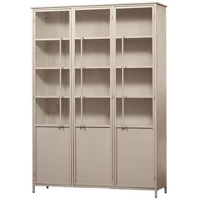 WOOOD Vitrinekast 'Exhibit' 200 x 140cm, kleur Zand