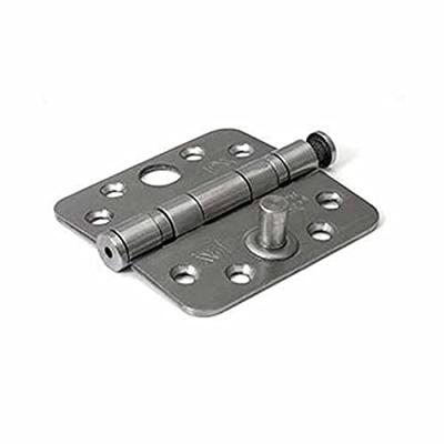 Dulimex Kogellagerscharnier ronde hoeken | SKG2 | 76x76 mm RVS