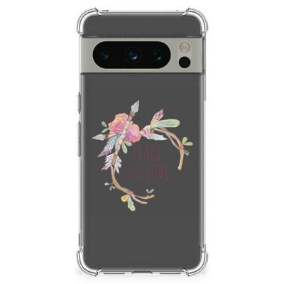 Google Pixel 8 Pro Stevig | Bumper Hoesje | Boho Text Google Pixel 8 Pro Stevig | Bumper Hoesje | Boho Text