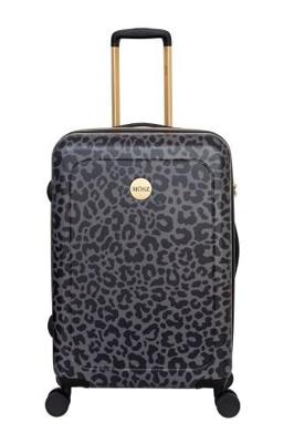 Panterprint Middenmaat koffer zwart - 66 cm - MŌSZ Lauren Panterprint Middenmaat koffer zwart - 66 cm - MŌSZ Lauren
