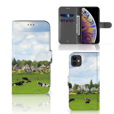 Apple iPhone 11 | Telefoonhoesje | Met pasjeshouder | Koeien Apple iPhone 11 | Telefoonhoesje | Met pasjeshouder | Koeien