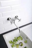 Inbouw Wastafelmengkraan Sapho Antea 2-knop Gebogen Uitloop 19 cm Chroom - thumbnail