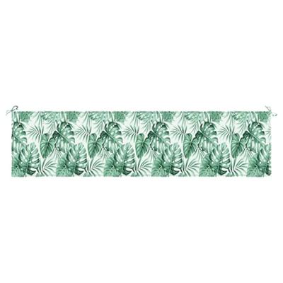 Bankkussen Blad Bladpatroon 200 x 50 x 3 cm Oxford Stof