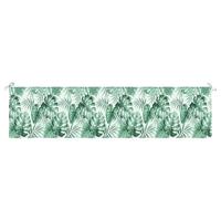 Bankkussen Blad Bladpatroon 200 x 50 x 3 cm Oxford Stof - thumbnail