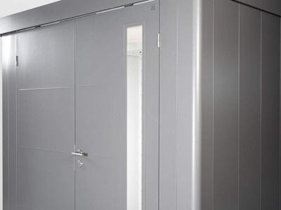 Biohort Neo 2A metalen tuinhuis enkele deur donkergrijs 2A 180x236 cm- Plat dak- Metaal- Biohort Biohort Neo 2A metalen tuinhuis enkele deur donkergrijs 2A 180x236 cm- Plat dak- Metaal- Biohort