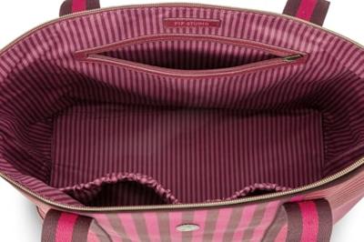 Pip Studio Tilda Tote Bag Medium Streep Roze