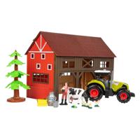 Toi-Toys Ackers ville boerderij met tractor licht en geluid speelset, 12dlg. - thumbnail