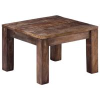 Salontafel 50x50x35 cm massief mangohout - thumbnail