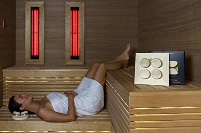 Halu ergonomische hoofdsteun voor Sauna - Rechthoek - Aspen - thumbnail