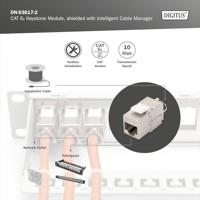 Digitus DN-93617-2 RJ45-inbouwmodule Keystone CAT 6A 2 stuk(s) - thumbnail