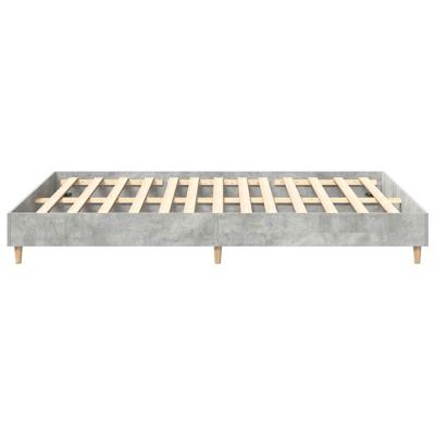 Bedframe zonder matras 150x200 cm spaanplaat betongrijs