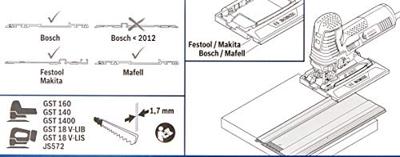 Bosch Professional FSN SA Geleiderailadapter voor decoupeerzaag - 1600A001FS - thumbnail