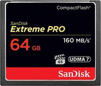 Sandisk CF Extreme Pro 64GB 160MB/sec. - thumbnail