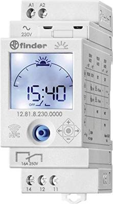 Finder tijdklok digitaal Astro. 1 kanaal 16A