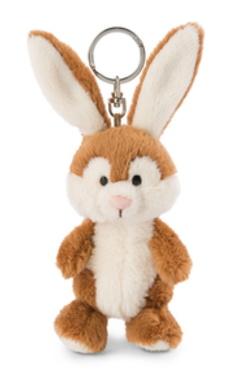 Nici glubschis pluchen sleutelhanger konijn poline, 10cm