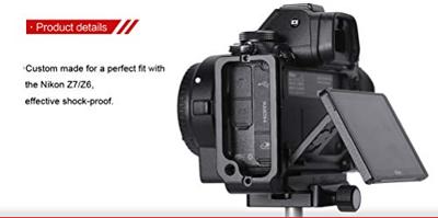 Sunwayfoto L-Plate voor Nikon Z6 & Z7