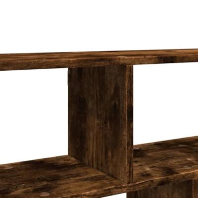 Wandschap 100x25x50 cm bewerkt hout gerookt eikenkleurig Wandschap 100x25x50 cm bewerkt hout gerookt eikenkleurig