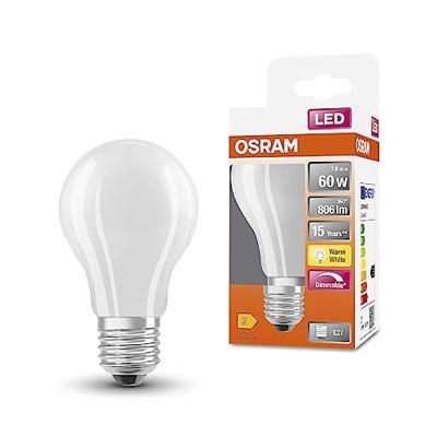 OSRAM 4058075054240 LED-lamp Energielabel E (A - G) E27 Peer 7 W = 60 W Warmwit (Ø x l) 60 mm x 98 mm 1 stuk(s)