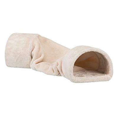 Trixie speeltunnel konijn / cavia pluche beige