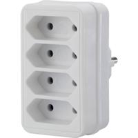 Sygonix SY-4673748 Stopcontactsplitter Wit - thumbnail