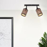 Brilliant 2-lichts plafondlampCheval zwart met goud - 99995/86 - thumbnail