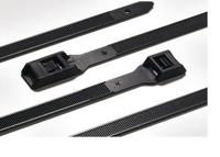 HellermannTyton 112-18060 PE180-HSW-BK-C1 Kabelbinder 180 mm 9 mm Zwart Voor heavy duty toepassing, UV-gestabiliseerd, Hittegestabiliseerd 1 stuk(s) - thumbnail